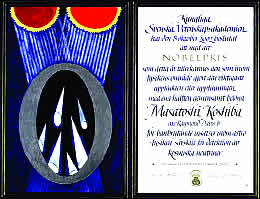 Nobelovska diploma 